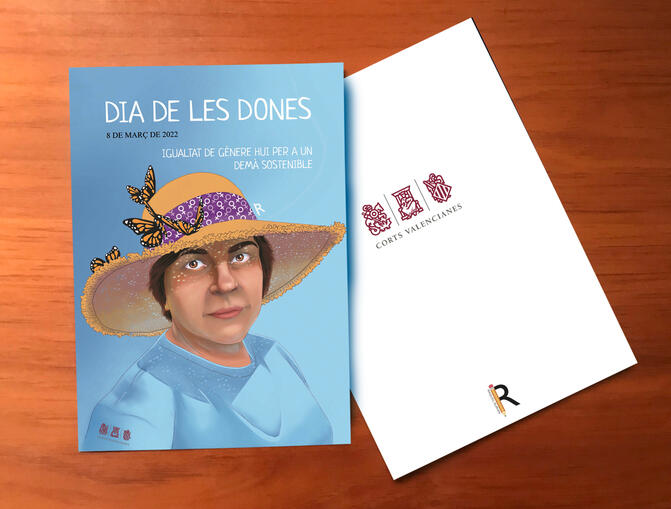 Mock up Postal. Encargo para &quot;Les Corts&quot;.2022